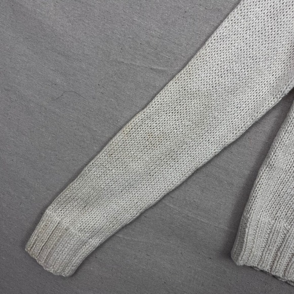 Vintage Ralph Lauren Sport Womens White Knit Dog Graphic Sweater RL Logo Size L - Picture 10 of 13